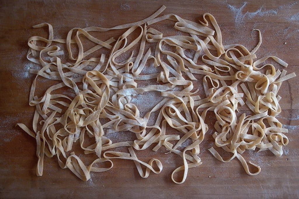 打ちたての生パスタ